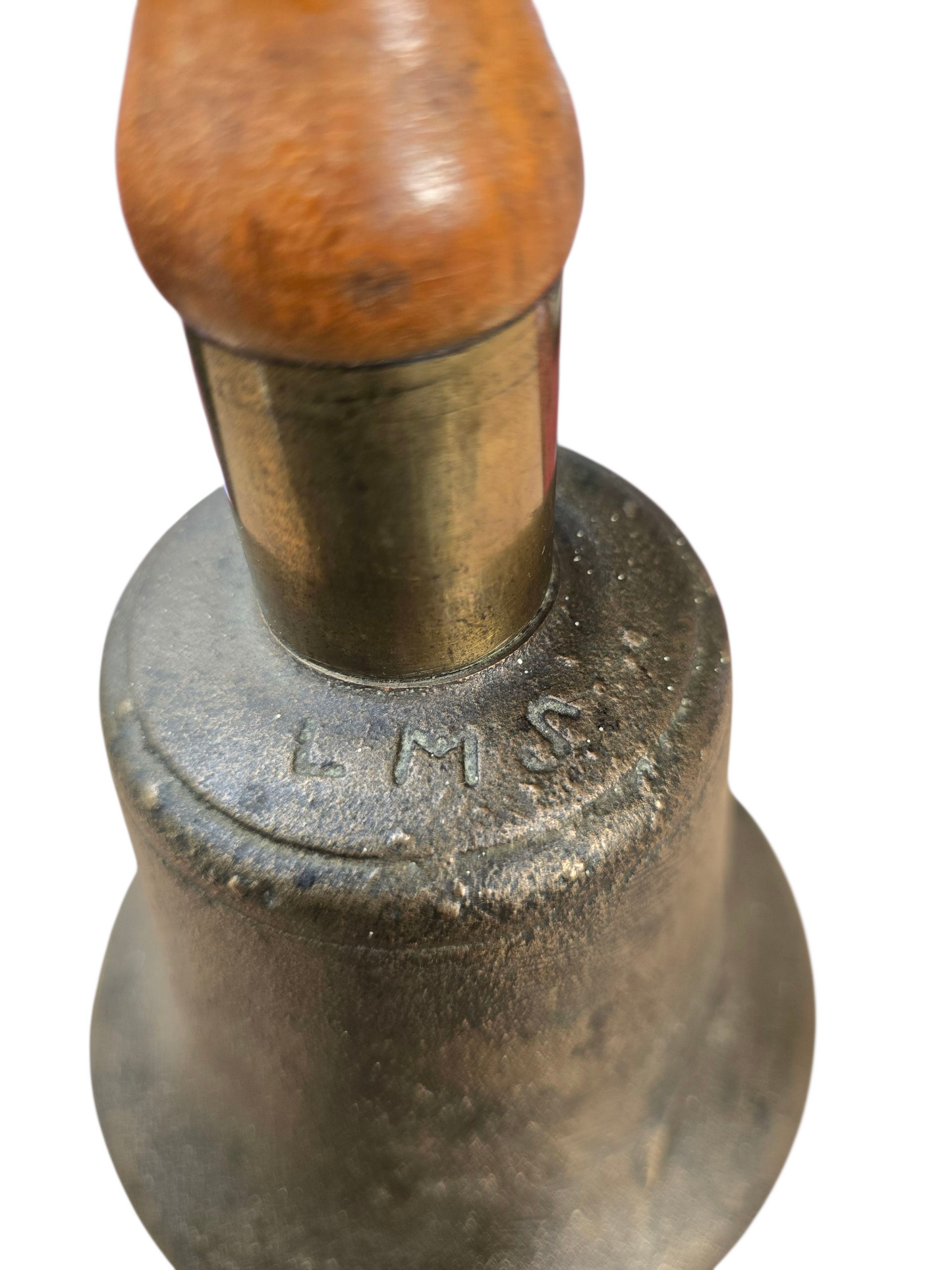 RA 8229  L.M.S. BRASS  STATION HAND BELL.