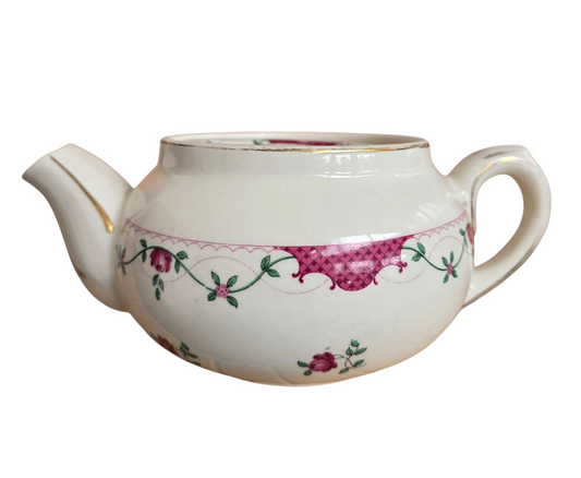 RA 8255B   L.M.S. DINING CARS " ROYAL SCOT ROSE" ROSE PATTERN TEA POT.