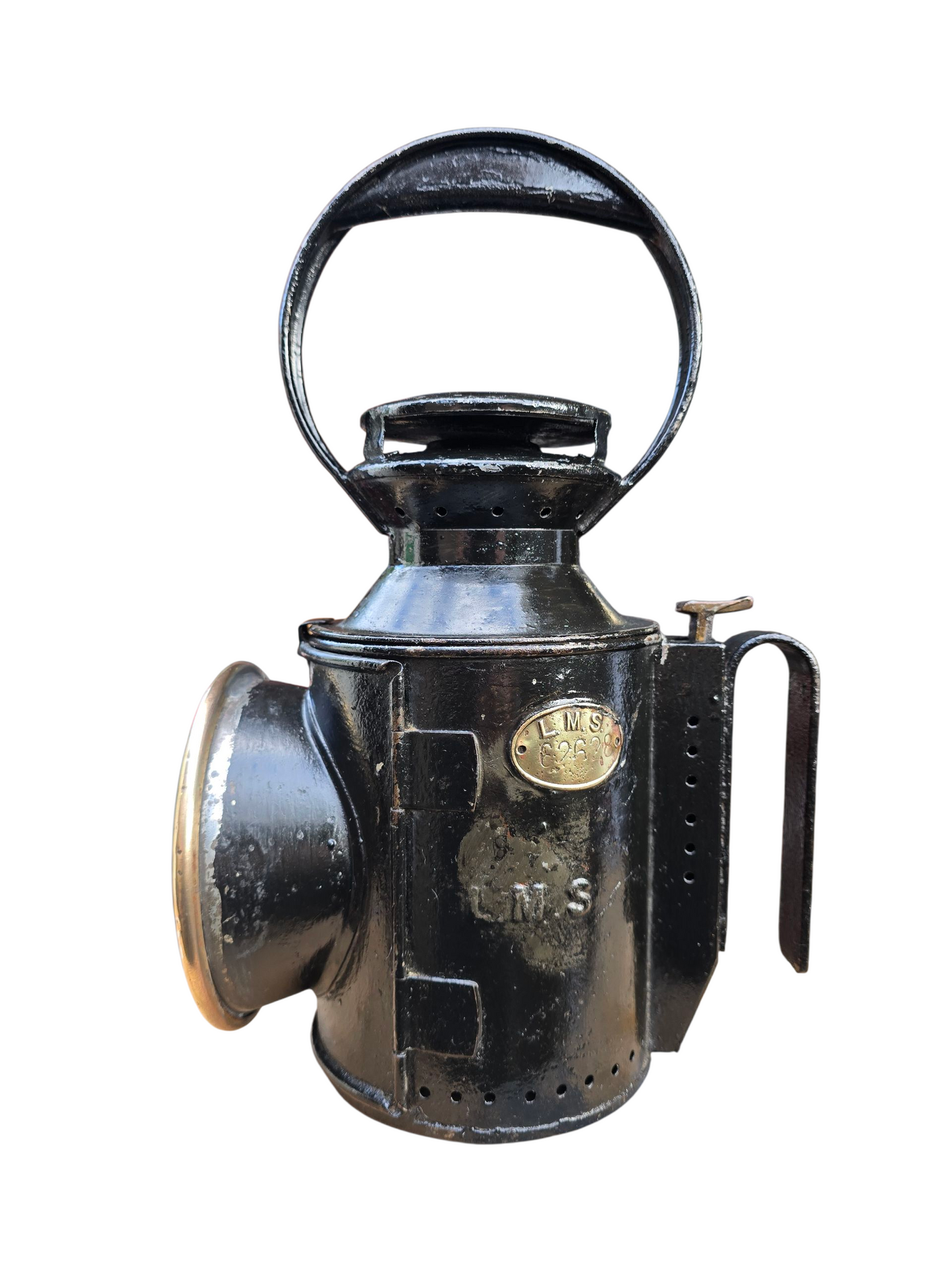 RA 8238 L.M.S 3 ASPECT HANDLAMP EX 17 B  BURTON-ON-TRENT LOCO SHED.