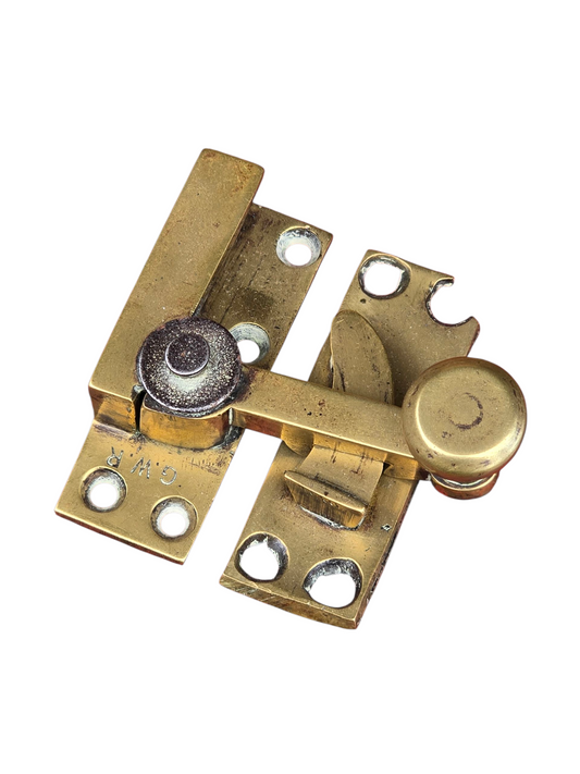 RA 8262  G.W.R. BRASS SIGNAL BOX WINDOW LATCH.