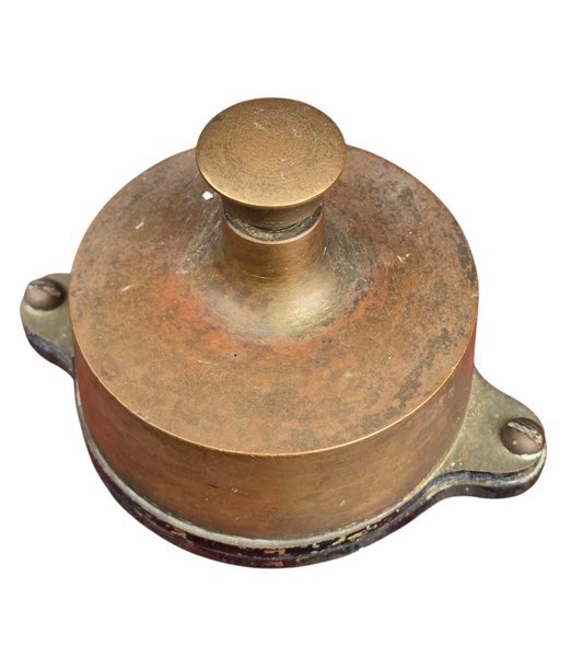 RA 7335  G.W.R. BRASS RELEASE PLUNGER EX TIVERTON BRANCH GANGERS HUT