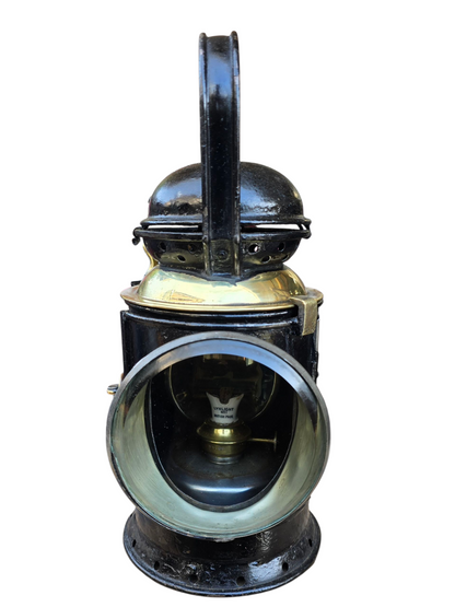 RA 8236  G.W.R. 3 ASPECT BRASS COLLAR "POLKEY"HANDLAMP DATED 1945