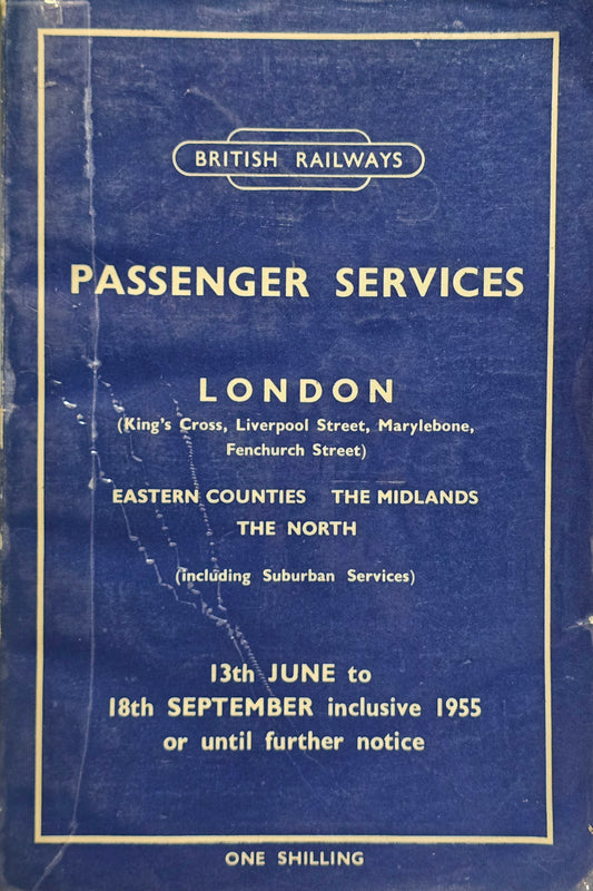 RA 8280  BRITISH RAILWAYS PASSENGER SERVICES, LONDON 1955