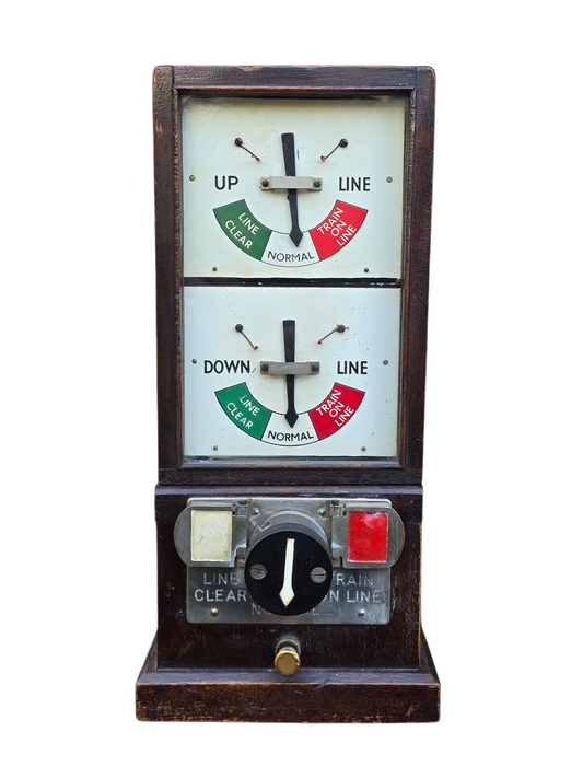 RA 8272  G.W.R. 1947 EARLY PATTERN BLOCK INDICATOR.