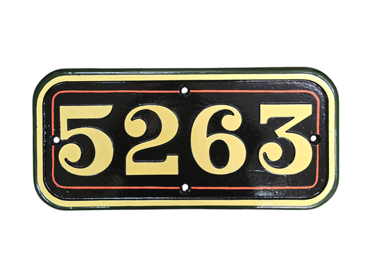 RA 8283  G.W.R. CAST IRON CABSIDE EX 2-8-0 NO 5263.