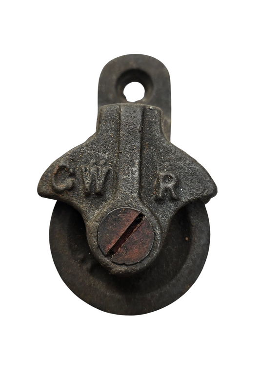 RA 8266  G.W.R. FIXED 2 WHEEL SIGNAL WIRE PULLEY