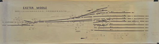 RA 8296  BR(WR) OFFICE COPY SIGNAL BOX DIAGRAM EXETER MIDDLE
