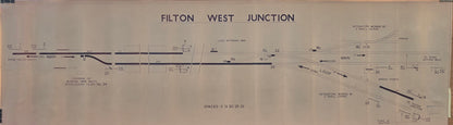 RA 8299  BR-WR OFFICE COPY SIGNAL BOX DIAGRAM FILTON WEST JUNCTION