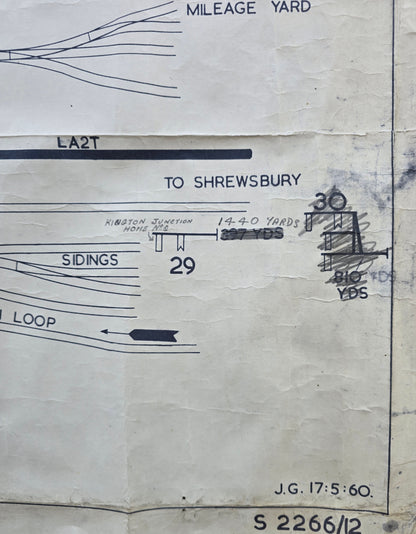 RA 8300  OFFICE COPY SIGNAL BOX DIAGRAM FROM LEOMINSTER SOUTH END