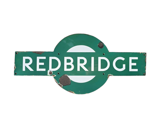 RA 8373  SOUTHERN RAILWAY ENAMEL TARGERT "REDBRIDGE"