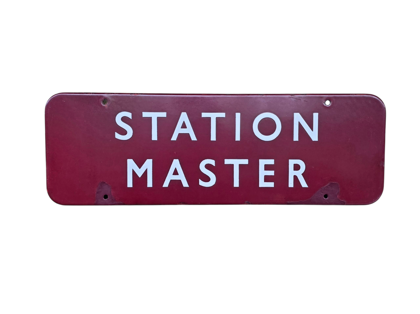 RA 8430  BR(M) ENAMEL STATION MASTER DOOR PLATE