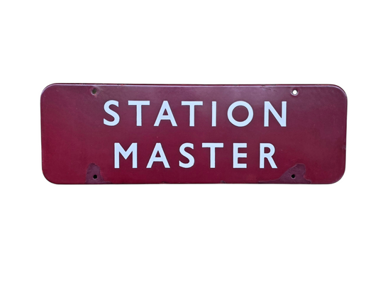 RA 8430  BR(M) ENAMEL STATION MASTER DOOR PLATE