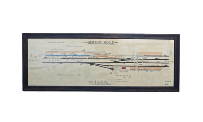 RA 8434A  G.W.R. SIGNAL BOX DIAGRAM "NEWBURY MIDDLE"