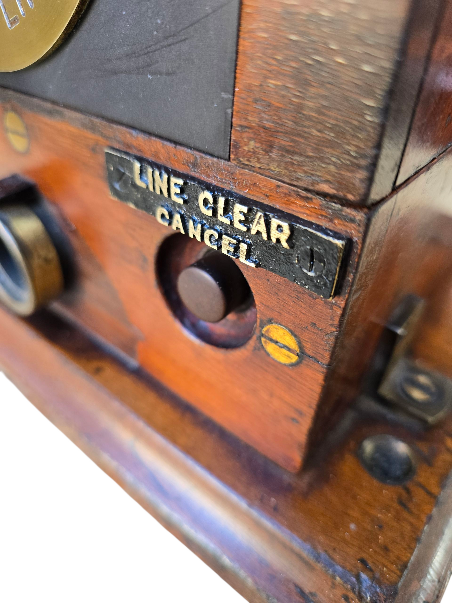 RA 8317  MIDLAND RAILWAY ROTARY BLOCK INDICATOR DATED 1914