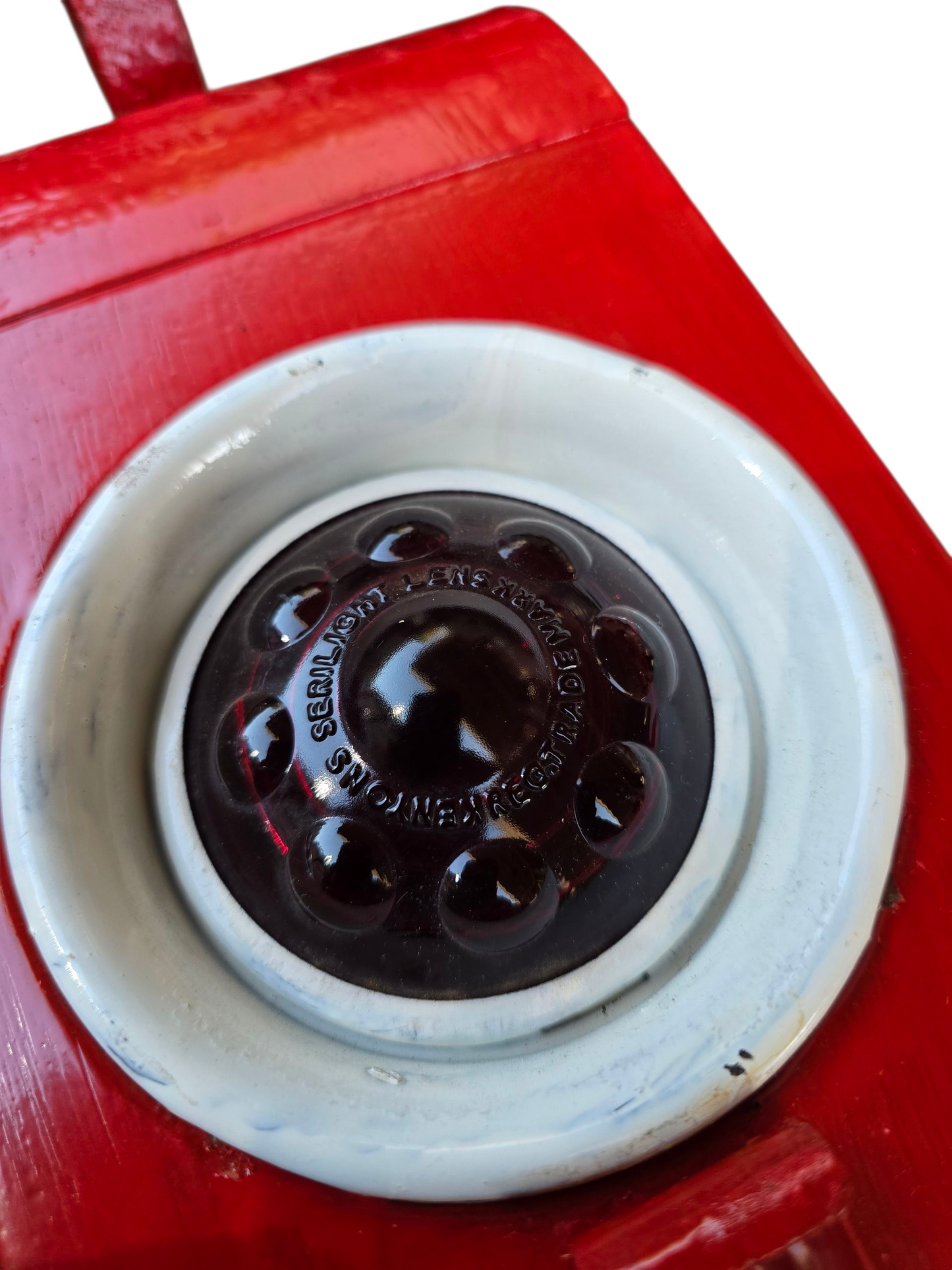 RA 8473  KENYONS "AKENCO" 1963 FLIP TOP ROAD LAMP