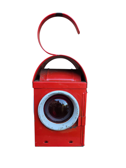 RA 8471 RARE ROYAL DANGER LAMP CO  EX STORES ROAD LAMP