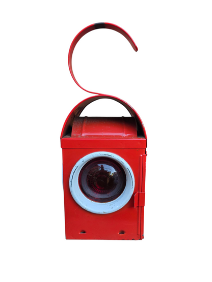 RA 8472 RARE  ROYAL DANGER LAMP COMPANY EX STORES ROAD LAMP