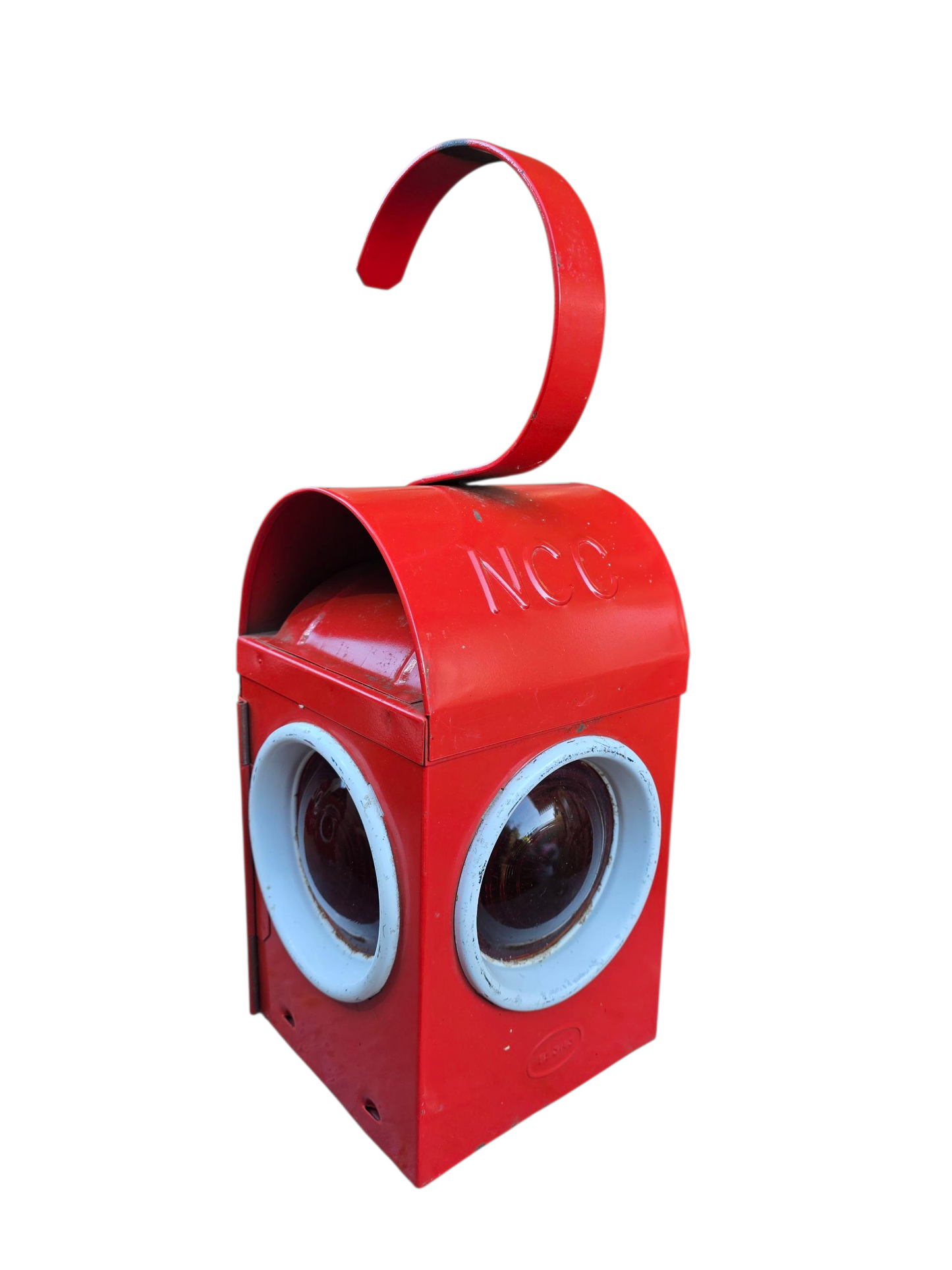 RA 8472 RARE  ROYAL DANGER LAMP COMPANY EX STORES ROAD LAMP