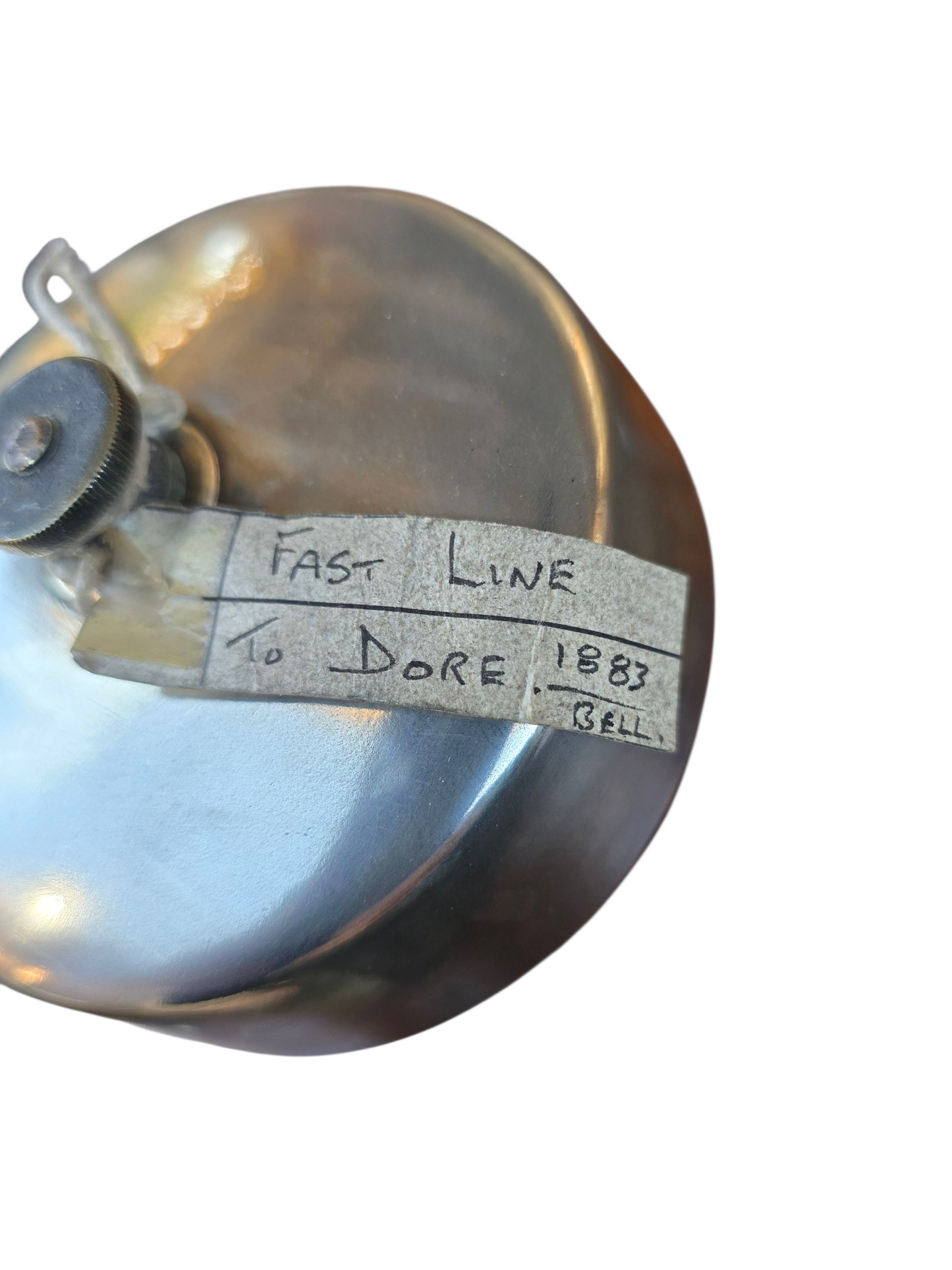 RA 8482  MIDLAND RAILWAY TAPPER BLOCK BELL DATED 1883