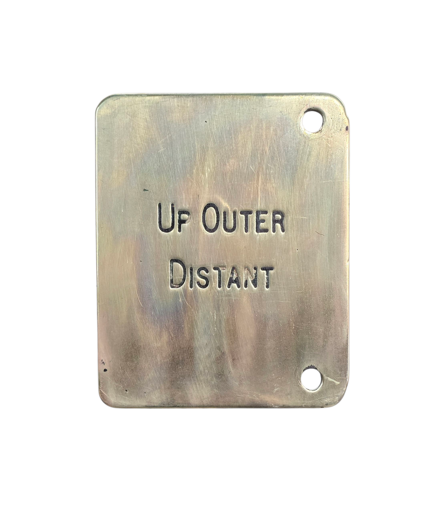 RA 8516  MIDLAND RAILWAY BRASS LEVER DESCRIPTOPN PLATE