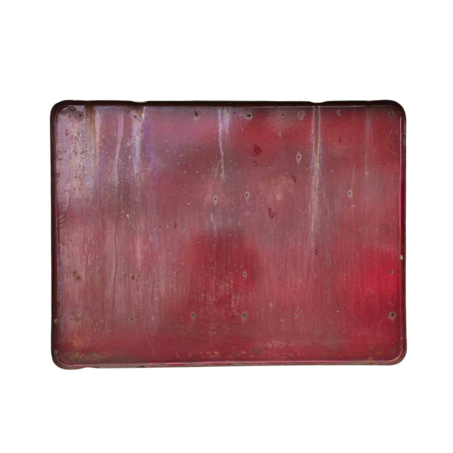 RA 8677 EX BATH GREEN PARK ENAMEL "WAY OUT" SIGN