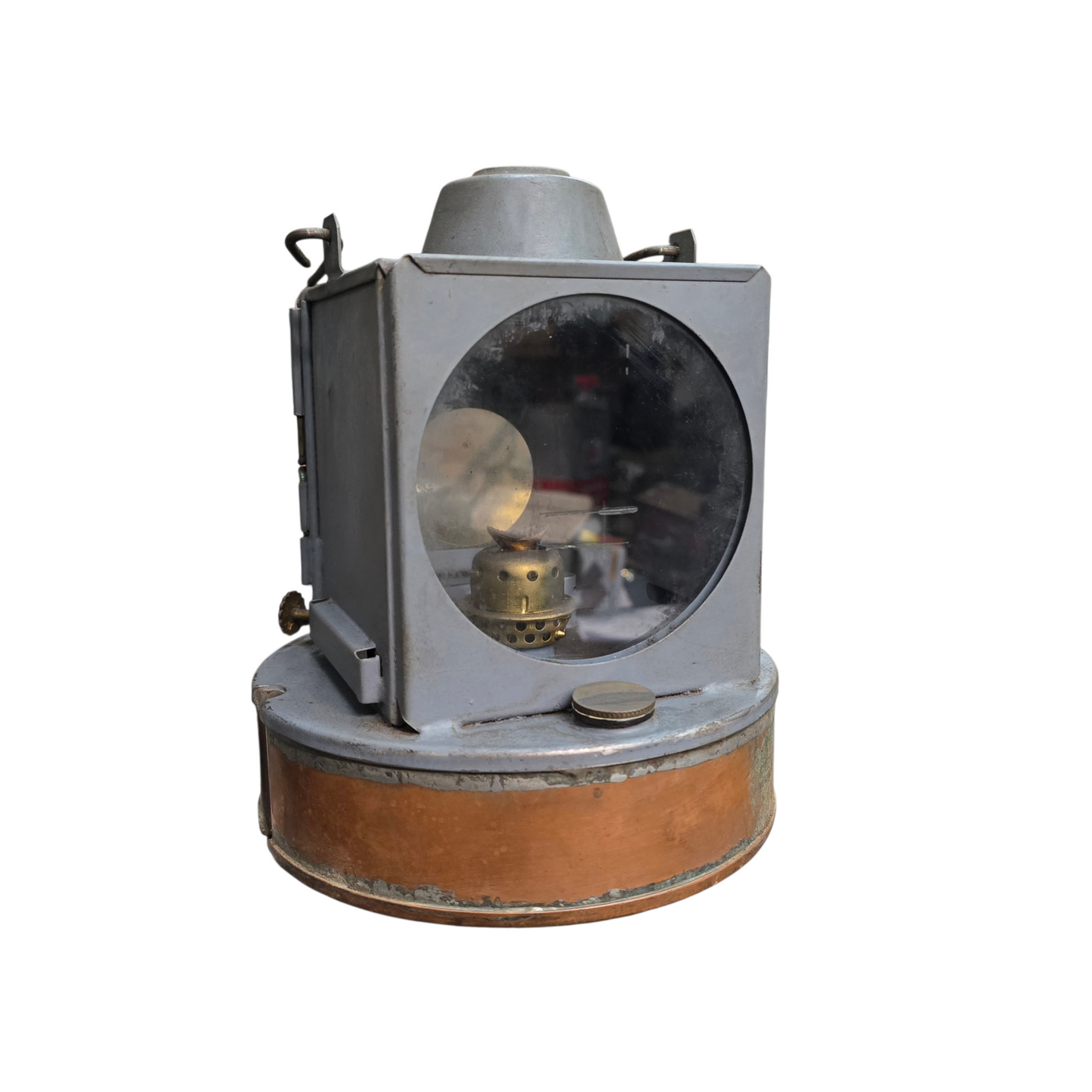 RA 8238A   G.W.R. PATTERN SIGNAL LAMP WITH RESERVIOR AND BURNER