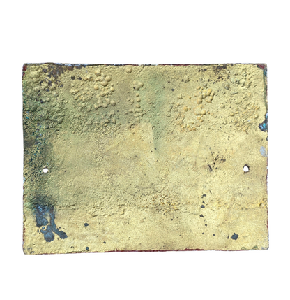 RA 8778 GREAT WESTERN RAILWAY CAST IRON SIGNAL BOX DOOR TRESPASS NOTICE