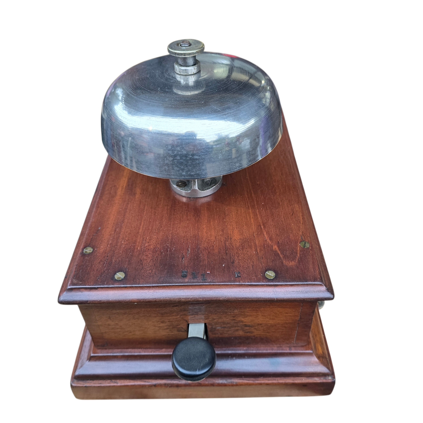 RA 8676  G.W.R. EARLY PATTERN BLOCK BELL WITH MUSHROOM TOP
