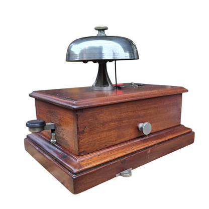 RA 8676  G.W.R. EARLY PATTERN BLOCK BELL WITH MUSHROOM TOP