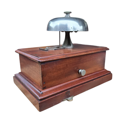 RA 8676  G.W.R. EARLY PATTERN BLOCK BELL WITH MUSHROOM TOP