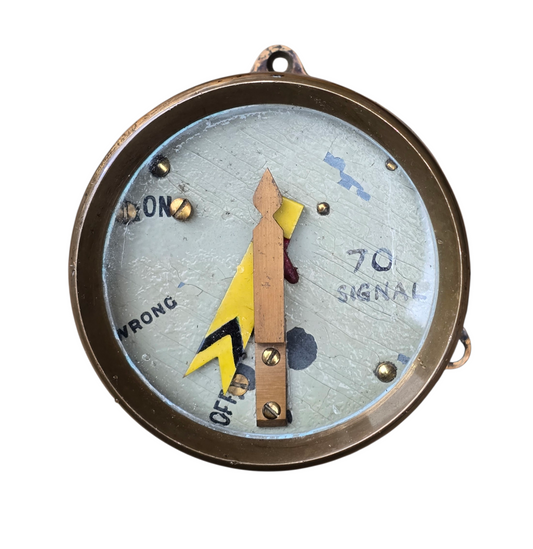 RA 8577  G.W.R. TYERS & Co BRASS CASED DISTANT SIGNAL ARM REPEATER