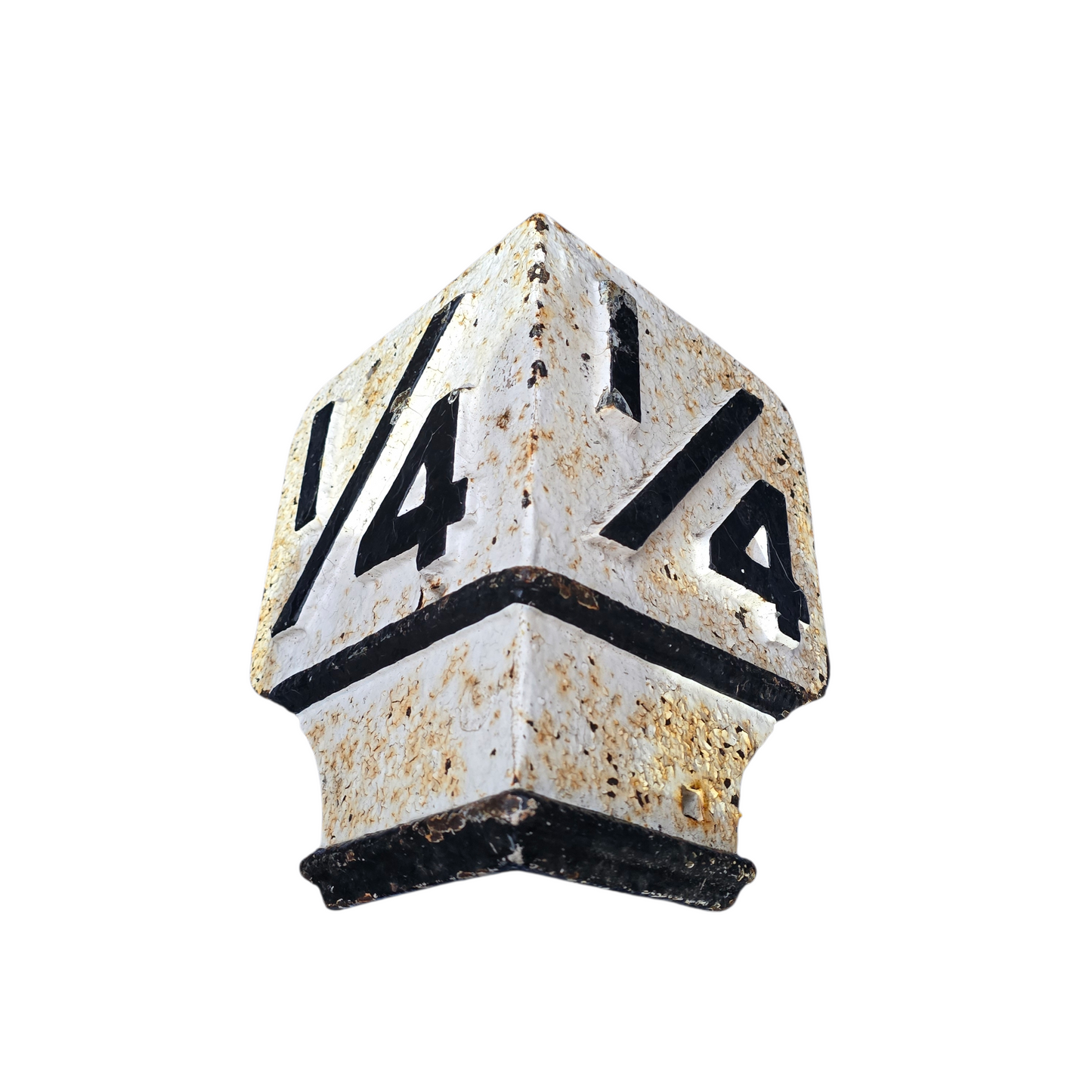 RA 8762  L.N.E.R. CAST IRON 1/4 MILE POST MARKER