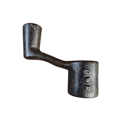 RA 8739  G.W.R. CAST IRON SIGNAL WIRE ADJUSTER HANDLE EX NORTON FITZWARREN BOX