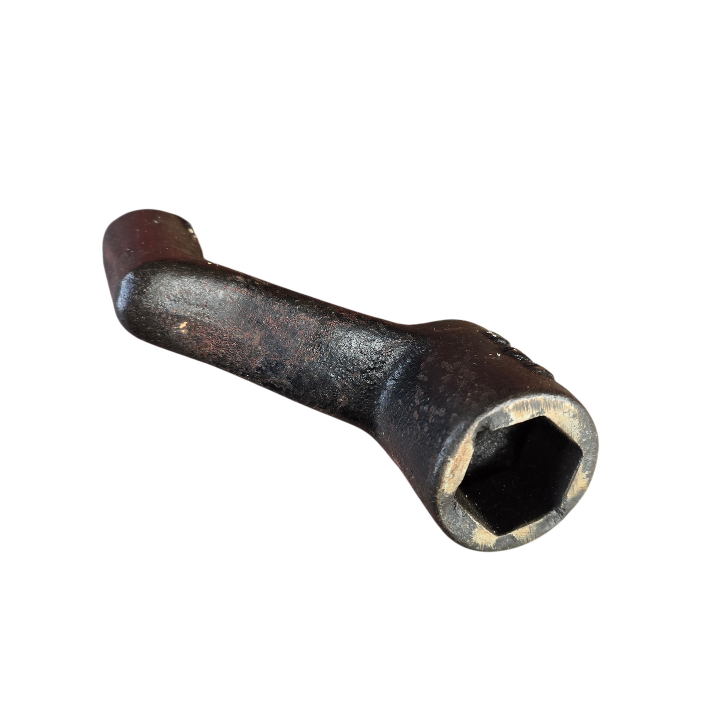 RA 8739  G.W.R. CAST IRON SIGNAL WIRE ADJUSTER HANDLE EX NORTON FITZWARREN BOX