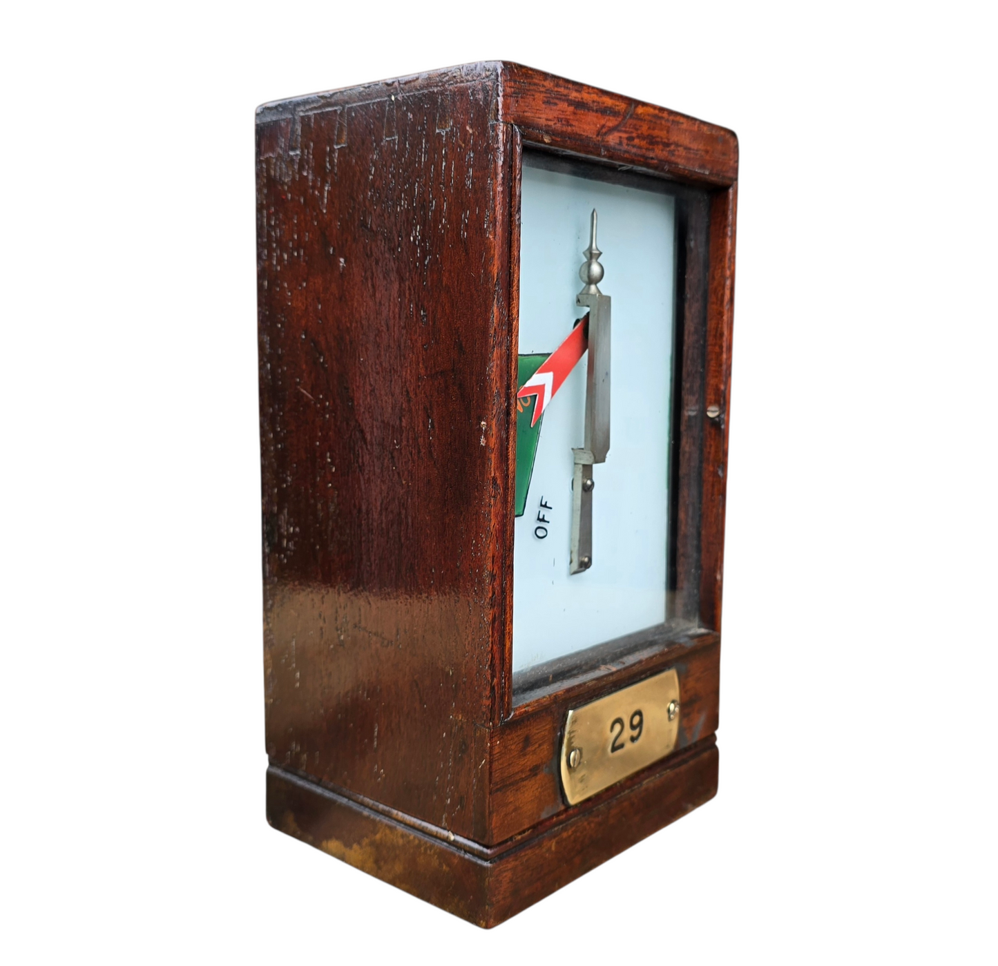 RA 8705  RARE SPECIAL G.W.R. TYERS WOOD CASE SIGNAL ARM REPEATER