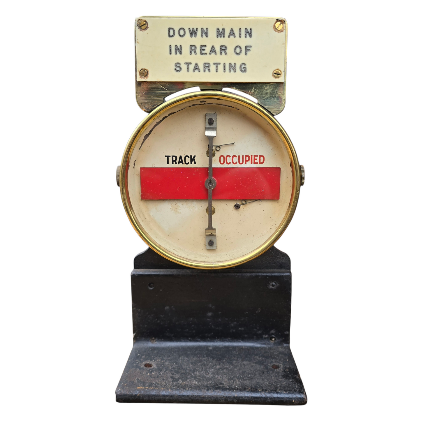 RA 8800 G.W.R. BRASS CASED TRACK CIRCUIT REPEATER