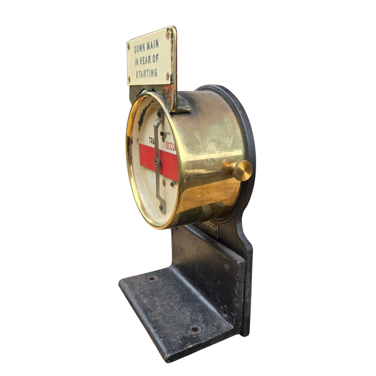 RA 8800 G.W.R. BRASS CASED TRACK CIRCUIT REPEATER