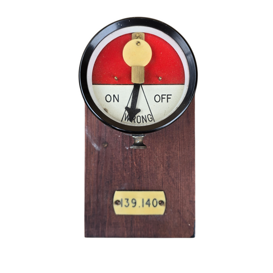 RA 8813 BR-WR BAKELITE SIGNAL ARM REPEATER EX TAUNTON EAST JUNCTION SWIGNAL BOX