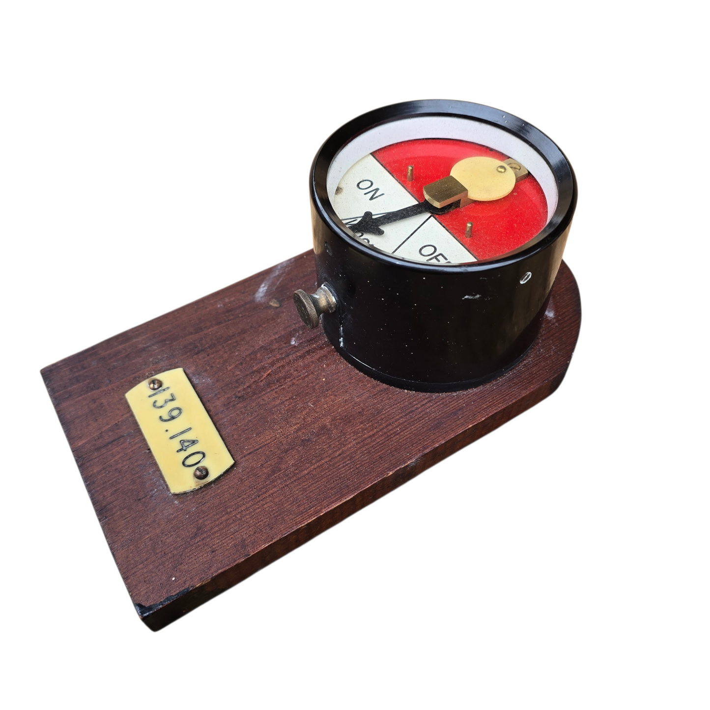 RA 8813 BR-WR BAKELITE SIGNAL ARM REPEATER EX TAUNTON EAST JUNCTION SWIGNAL BOX