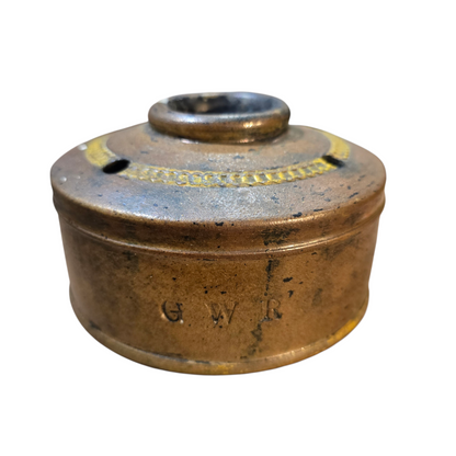 RA 8828  G.W.R SALT GLAZED "LANDMINE" INK WELL