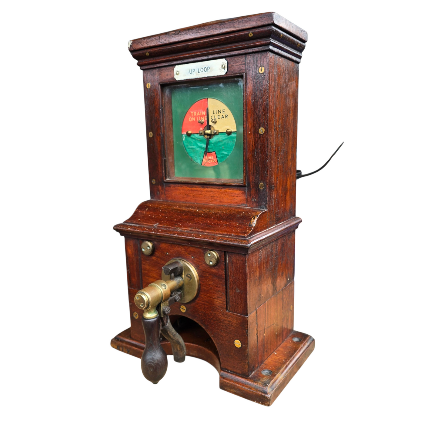 RA 8634 GREAT NORTHERN RAILWAY PEGGING BLOCK INDICATOR