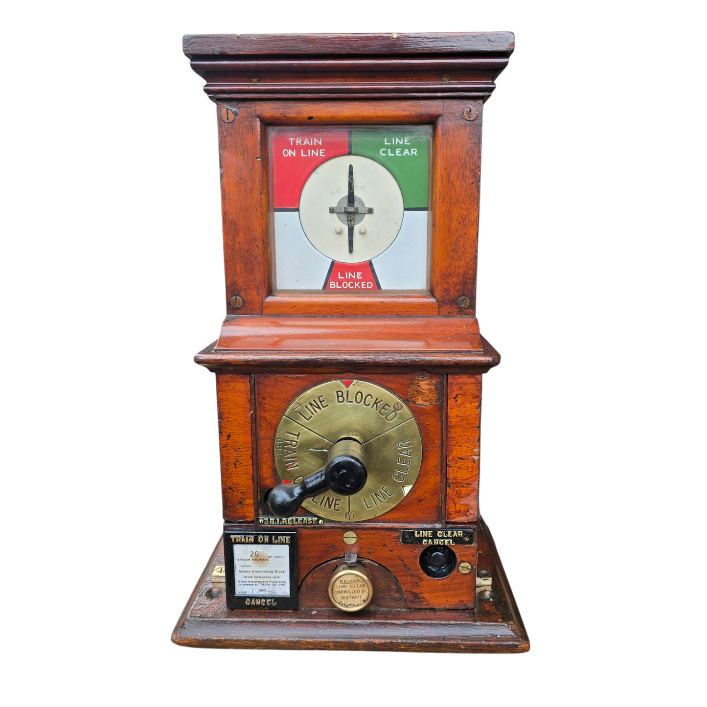 RA 8838  MIDLAND RAILWAY 1914 "ROTARY" BLOCK INDICATOR