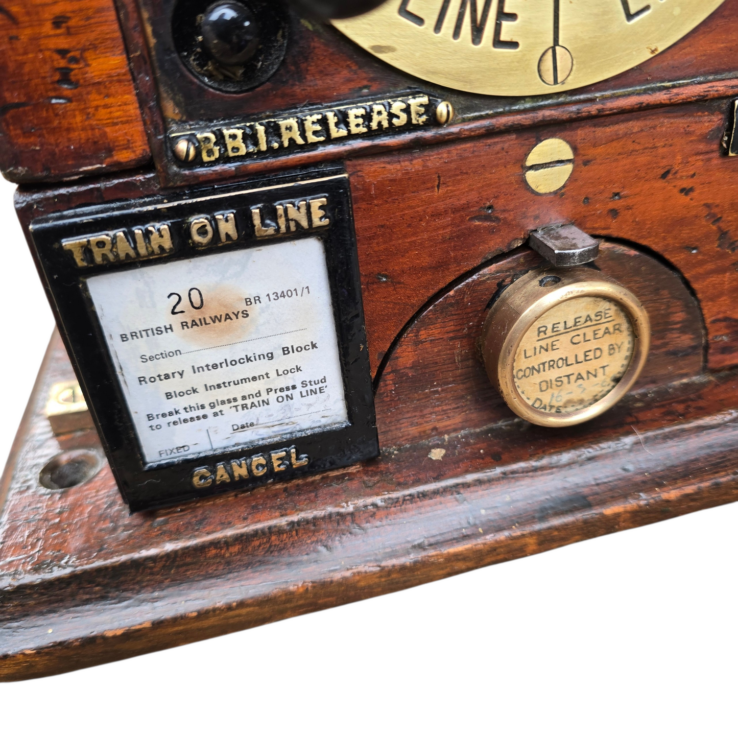 RA 8838  MIDLAND RAILWAY 1914 "ROTARY" BLOCK INDICATOR