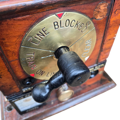RA 8838  MIDLAND RAILWAY 1914 "ROTARY" BLOCK INDICATOR