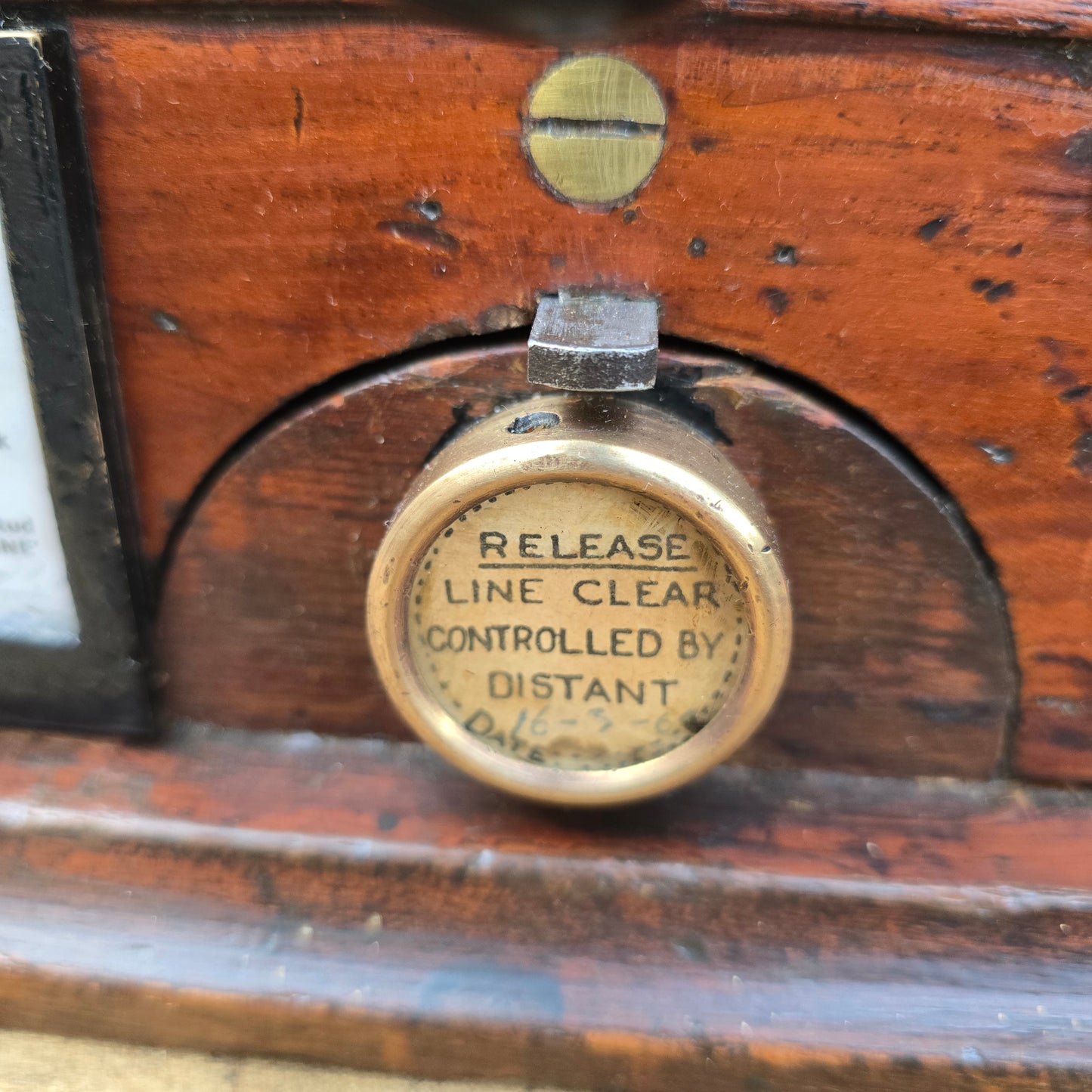 RA 8838  MIDLAND RAILWAY 1914 "ROTARY" BLOCK INDICATOR