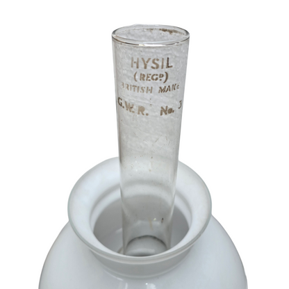 RA 8475  G.W.R. SIGNAL BOX OIL LAMP WITH CAST IRON WALL BRACKET