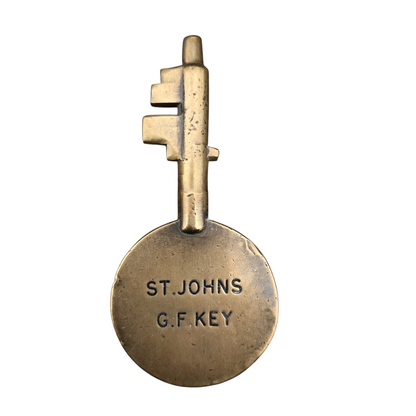 RA 8849  BRONZE ANNETTS KEY "ST JOHNS G.F.KEY" EX WORCESTER