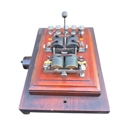 RA 8866  G.W.R. "ETS" BLOCK BELL COMPLETE WITH SHELF PLATED "BRAUNTON-MORTEHOE"