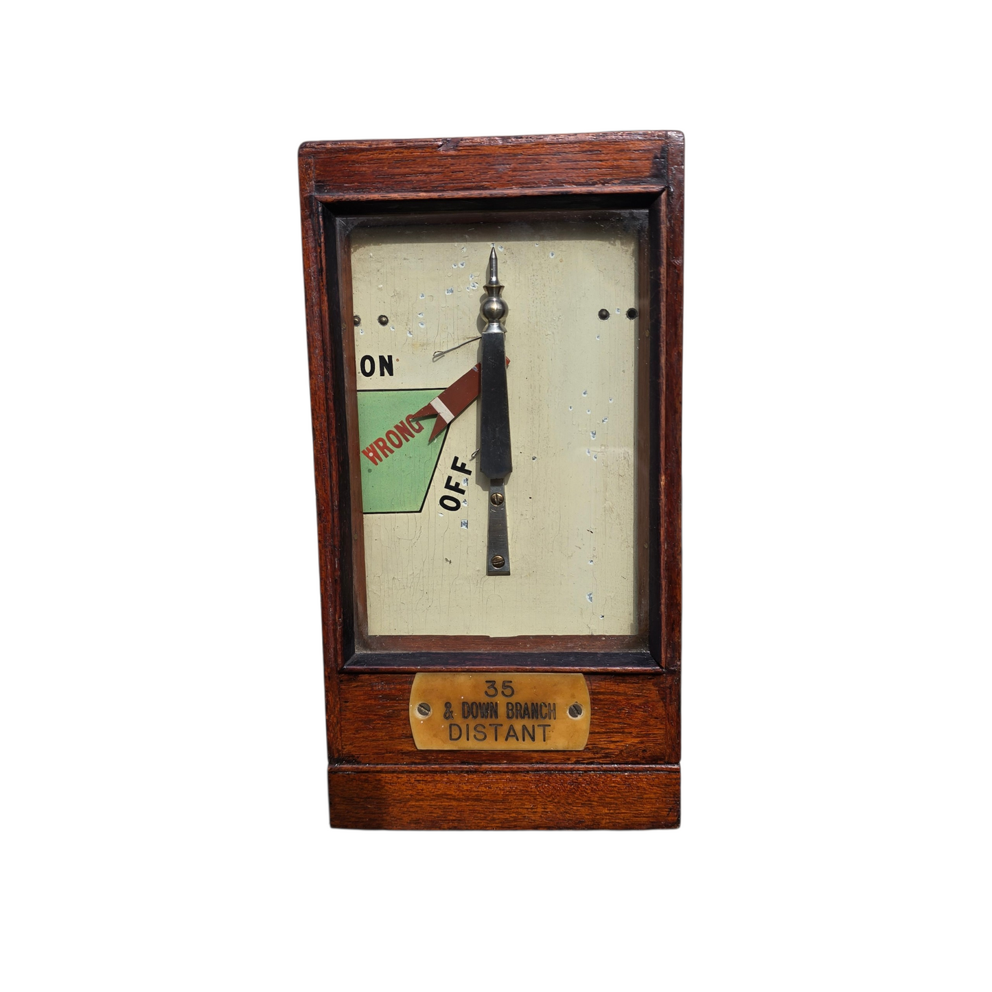 RA 8937 G.W.R. TYERS WOOD CASE DISTANT SIGNAL ARM REPEATER