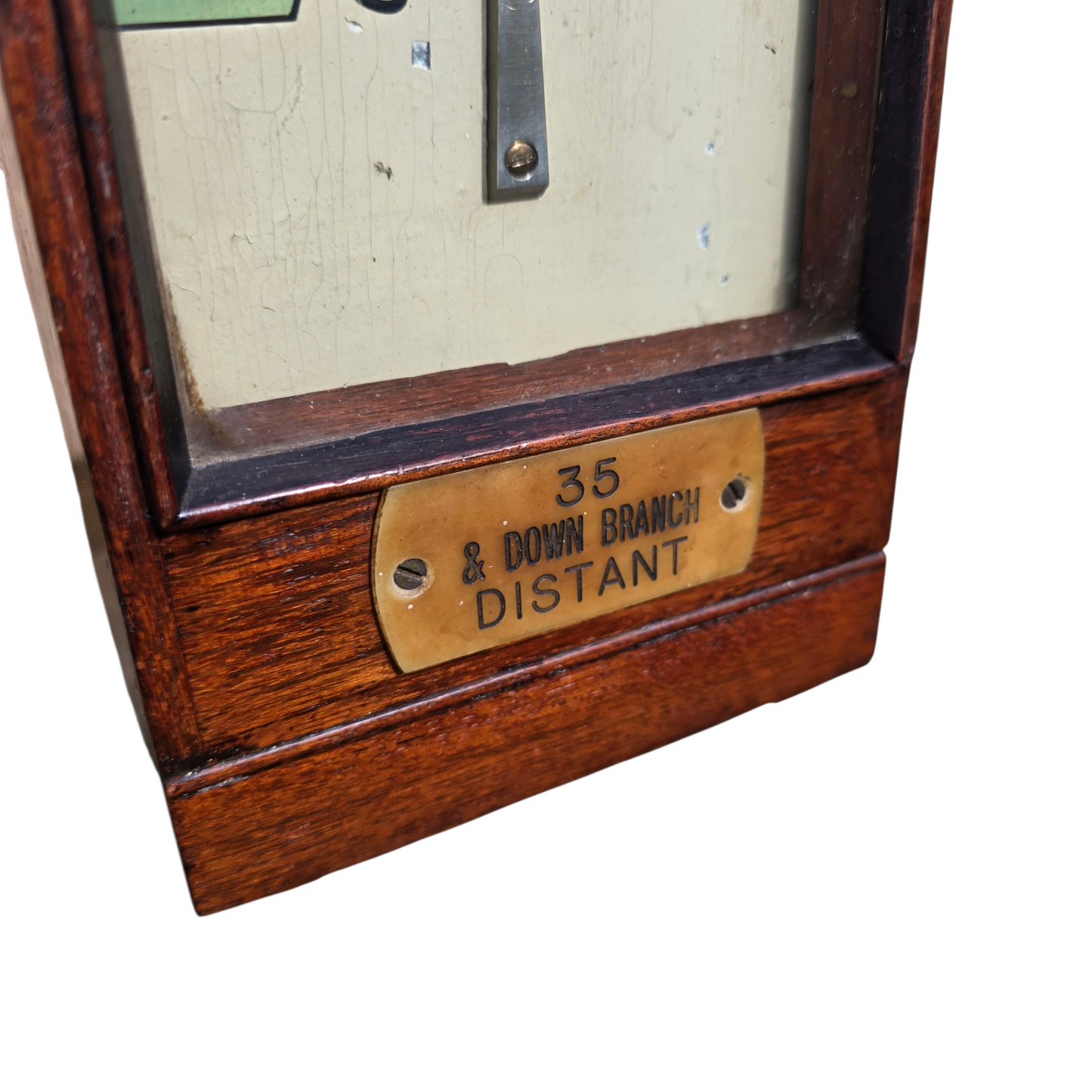 RA 8937 G.W.R. TYERS WOOD CASE DISTANT SIGNAL ARM REPEATER